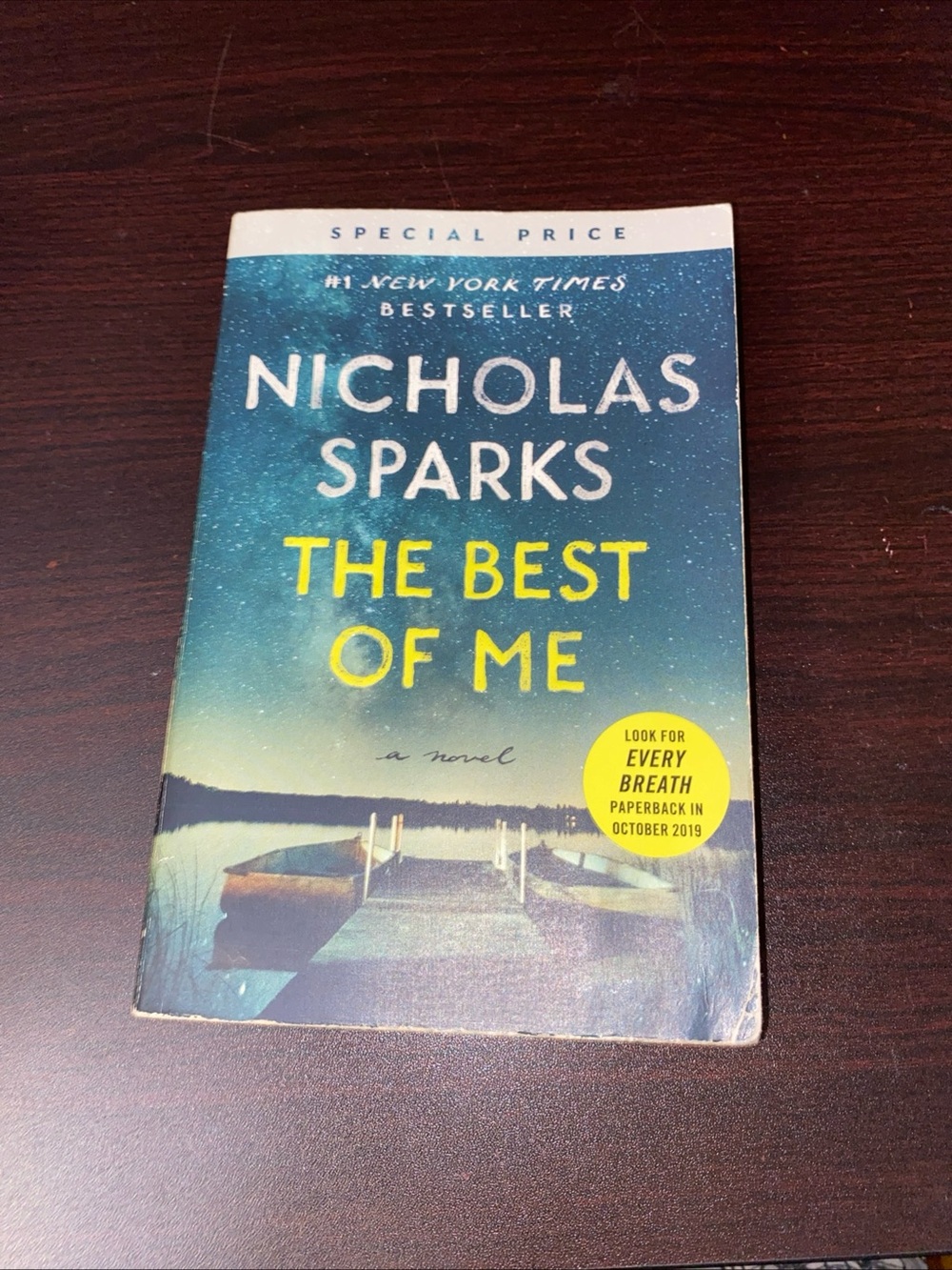 Nicholas Sparks - The Best of Me (Blue Gradient Cover)